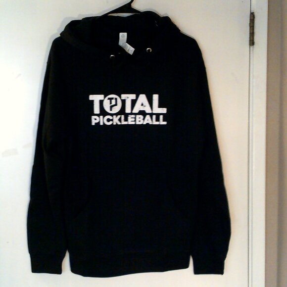 NEW INDY TRADING CO "Total Pickleball Hoodie" MEN'S BLACK T-SHIRT SMALL RN99052 - Picture 1 of 7